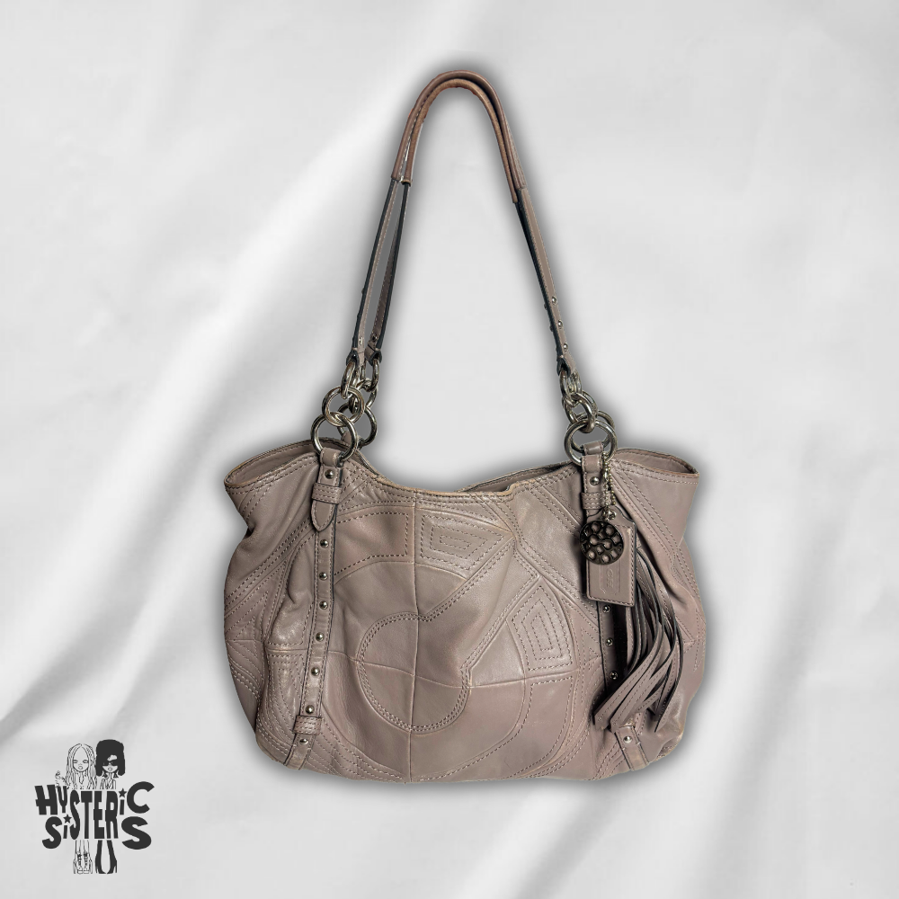 Coach "Madison Maggie" Leather Shoulder Bag