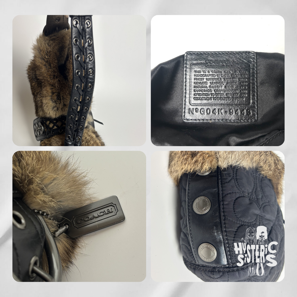RARE Coach Soho "Ski Bunny" Hobo bag
