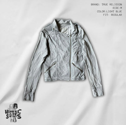 Light Blue True Religion Jacket