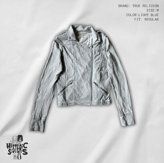Light Blue True Religion Jacket
