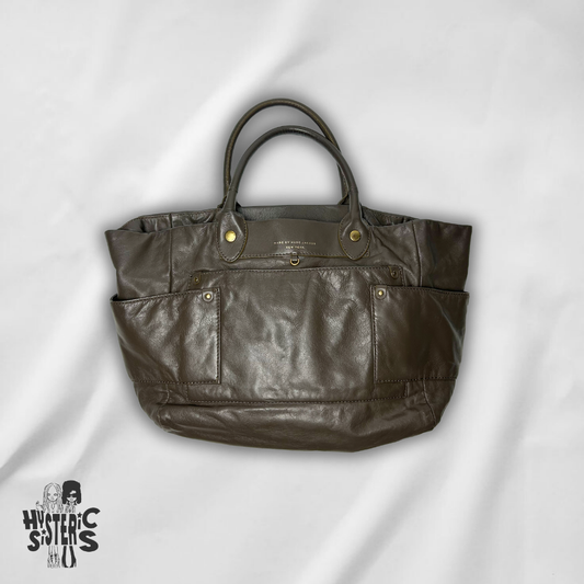 Marc Jacobs "Workwear" Leather Pocket Tote