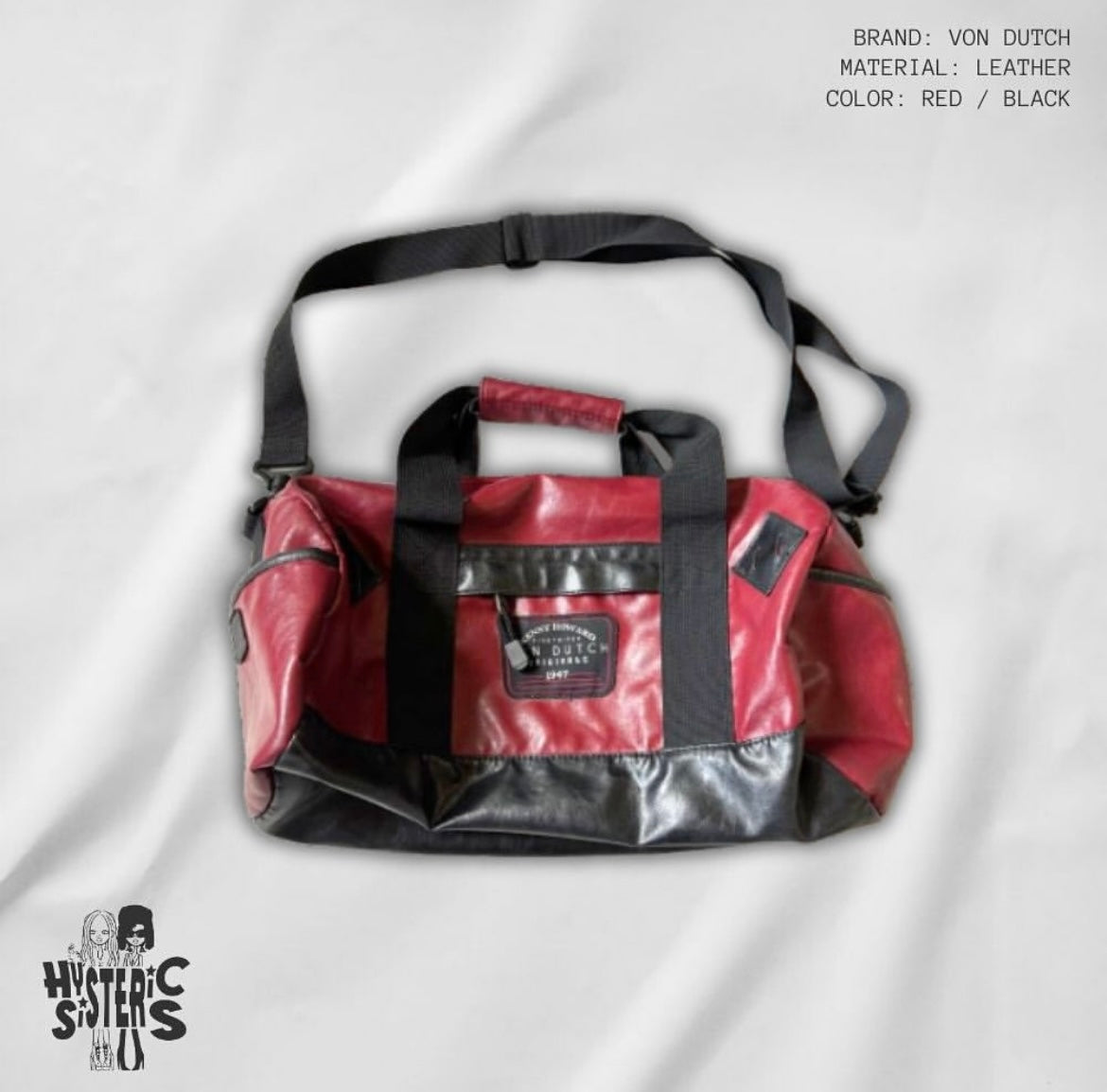 Red Von Dutch 2-Way Bag