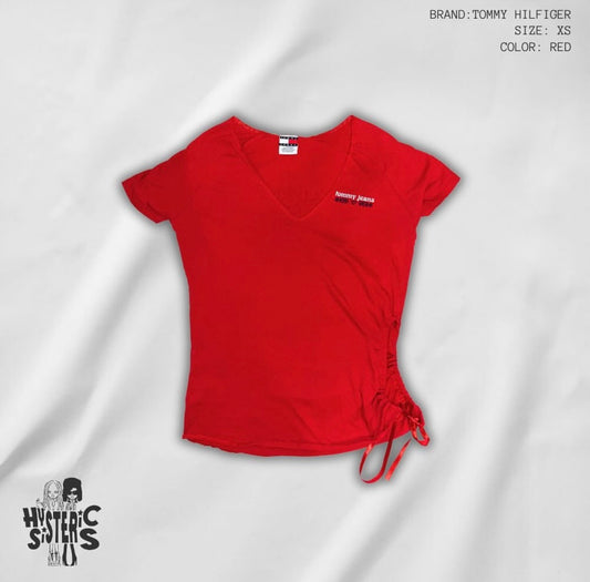 Red Tommy Jeans Shirt