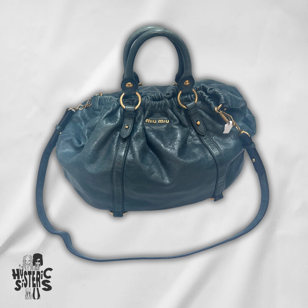 miumiu 2 way vitello handbag