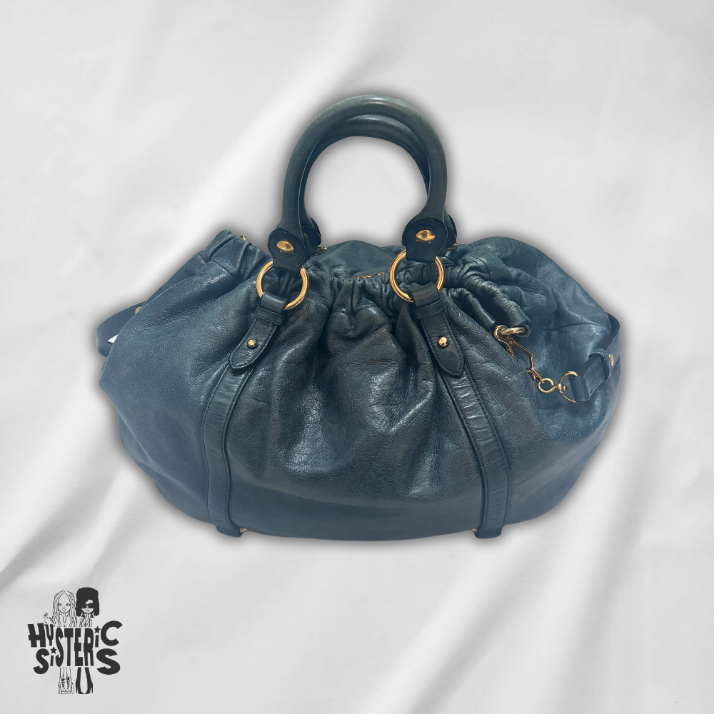 miumiu 2 way vitello handbag