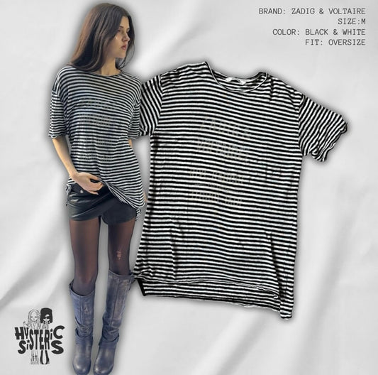 Black & White Zadig & Voltaire Shirt