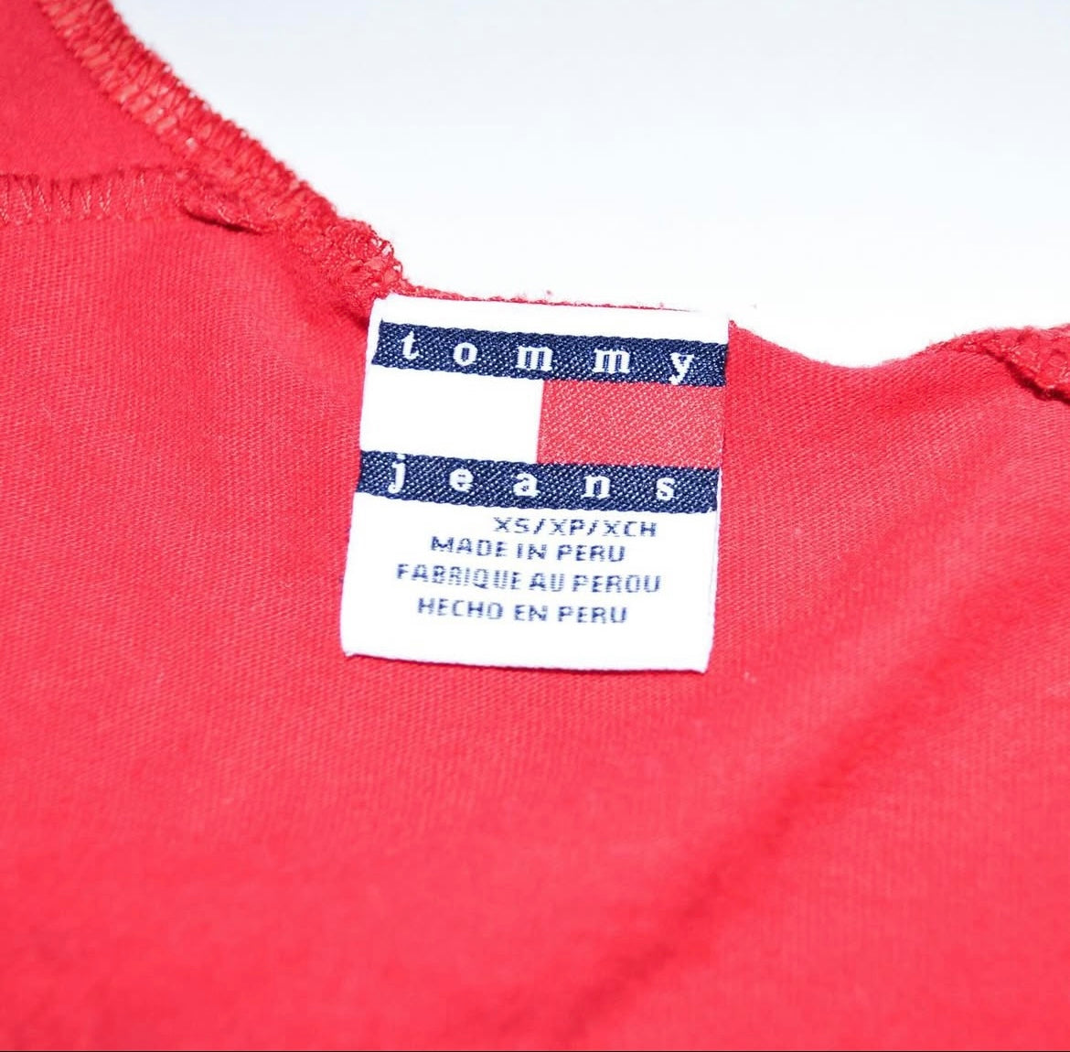 Red Tommy Jeans Shirt