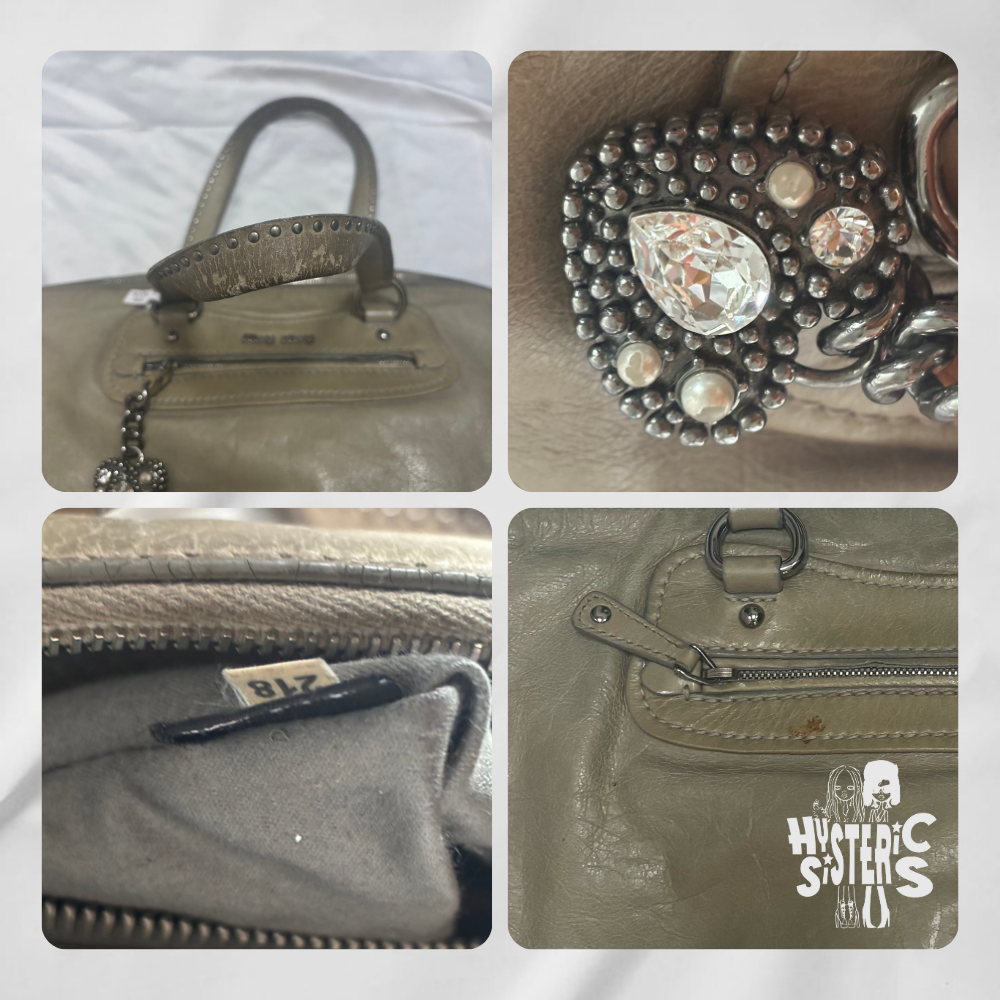 miumiu crystal shoulder bag