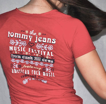 Red Tommy Jeans Shirt