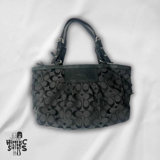 Coach Signature Monogram Tote Bag