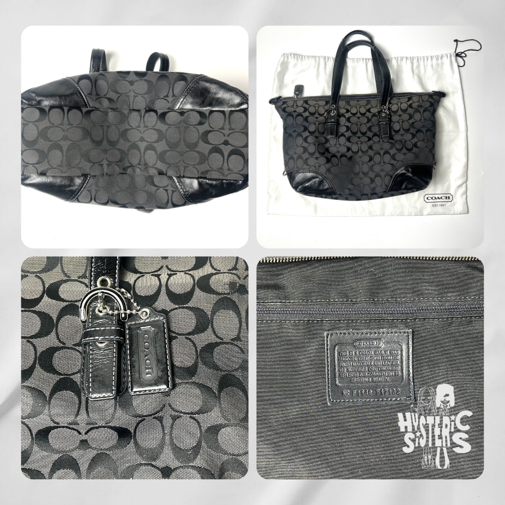 Coach "Gallery" Monogram Tote Bag