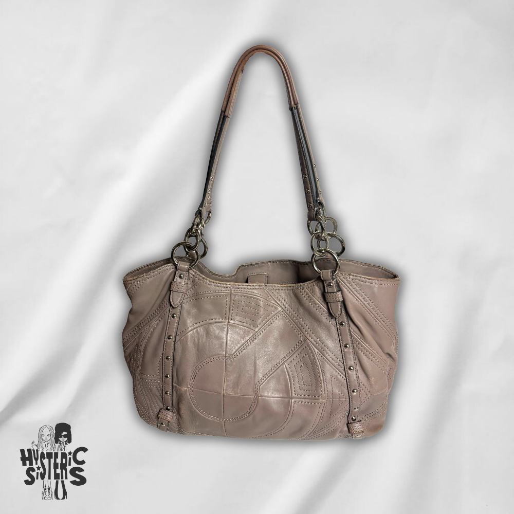 Coach "Madison Maggie" Leather Shoulder Bag