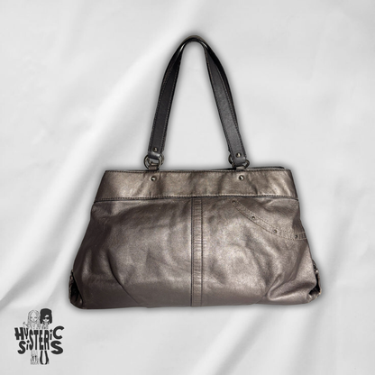 Coach “Mia” Studded Metallic Bag
